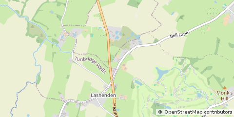 Map of Biddenden, Kent