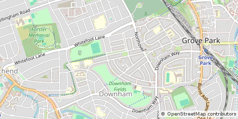 Map of Bromley, Kent