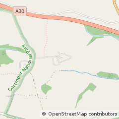 Map of Okehampton, Devon