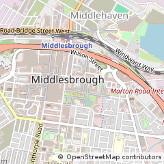 Map of Middlesbrough