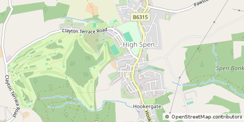 Map of Rowlands Gill, Tyne and Wear
