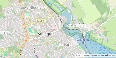 Map of Lymington