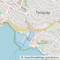 Map of Torquay, Devon