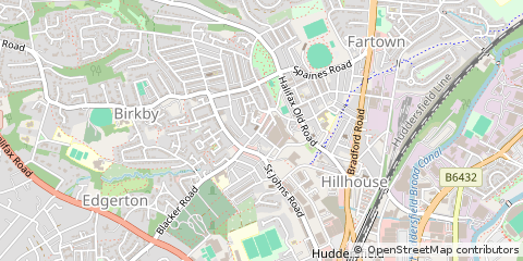 Map of Huddersfield