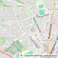 Map of Huddersfield