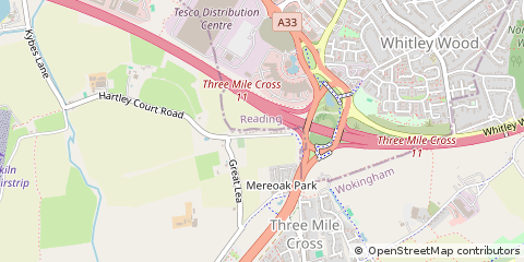 Map of Reading, Berkshire