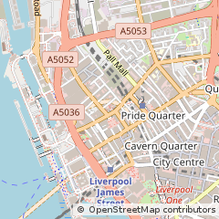 Map of Liverpool, Merseyside