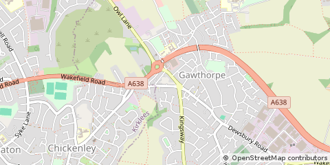 Map of Ossett