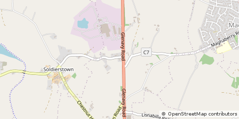 Map of Craigavon