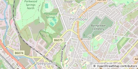 Map of Sheffield