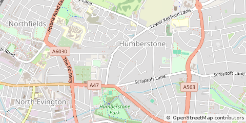 Map of Leicester