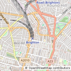Map of Brighton, East Sussex