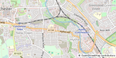 Map of Colchester, Essex