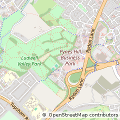 Map of Exeter, Devon