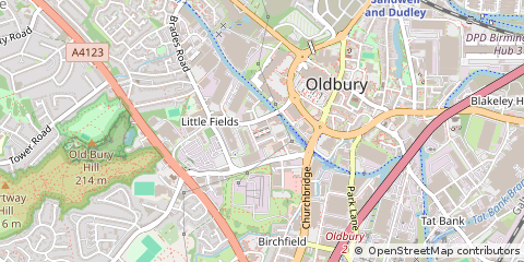 Map of Oldbury