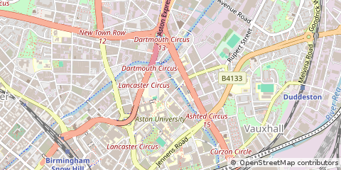 Map of Birmingham