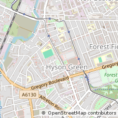 Map of Nottingham