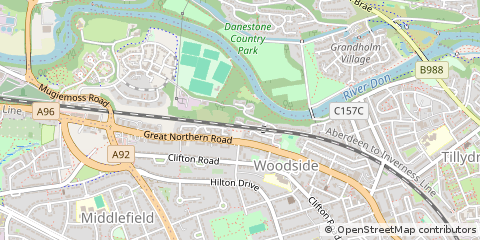 Map of Aberdeen