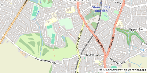 Map of Stourbridge, West Midlands