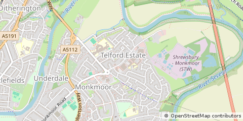Map of Shropshire