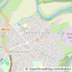 Map of Shropshire