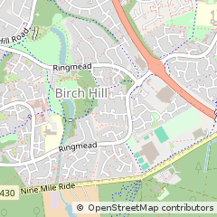 Map of Bracknell, Berkshire
