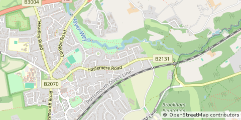 Map of Liphook, Hampshire