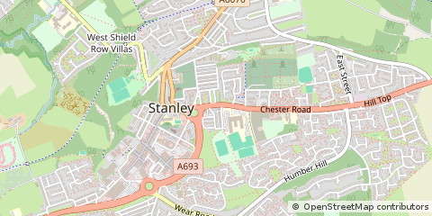 Map of Stanley, CO. Durham