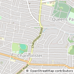Map of Bournemouth, Dorset