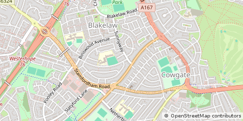 Map of Newcastle Upon Tyne