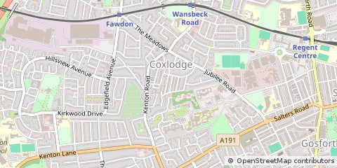 Map of Newcastle Upon Tyne