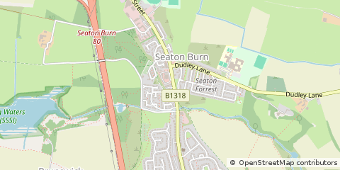 Map of Newcastle Upon Tyne