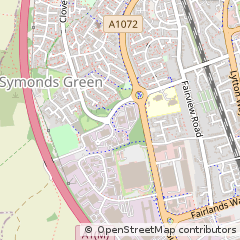Map of Stevenage, Hertfordshire