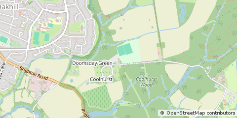 Map of Horsham