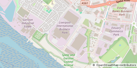 Map of Speke, Liverpool
