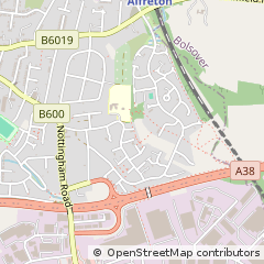 Map of Alfreton