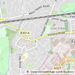 Map of Farnborough, Hampshire