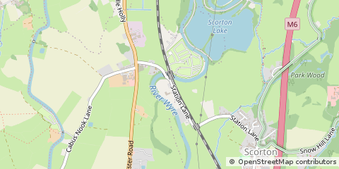 Map of Preston, Lancashire