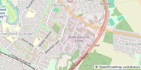 Map of Coventry, Warwickshire
