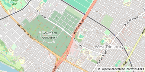 Map of Manchester