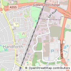 Map of Handforth, Cheshire