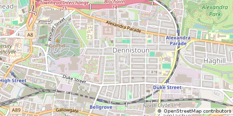 Map of Glasgow