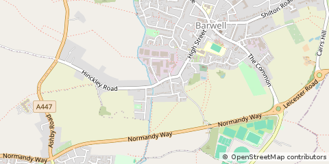 Map of Leicester, Leicestershire