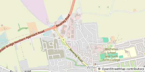 Map of Hull, East Yorkshire
