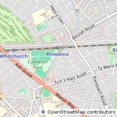 Map of Cardiff