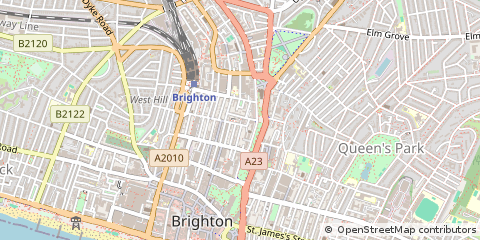 Map of Brighton