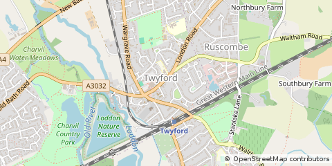 Map of Reading