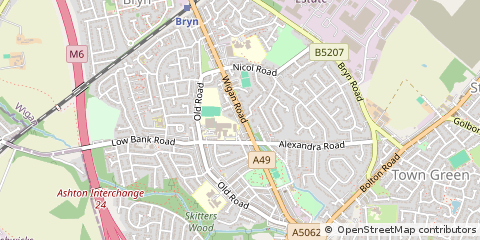 Map of Wigan