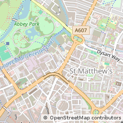 Map of Leicester