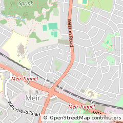 Map of Stoke-on-Trent, Staffordshire